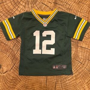 ‼️EUC: Nike NFL Toddler Jersey Rodgers 12 - 4T